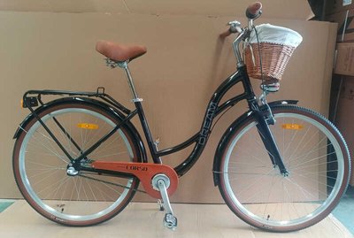 Велосипед городской Corso "Dream" DM-28707 (1) оборудование Shimano Nexus-3, 3 скорости, алюминиевая рама, корзина, фара 154841 фото