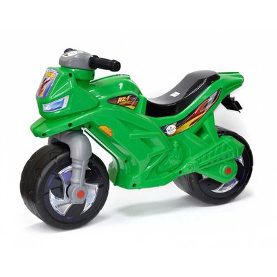 Беговел каталка "Ямаха" 501 салатовый, зеленый (мотоцикл беговел) "ORION" 25476 фото