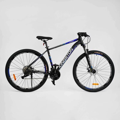 Велосипед Спортивний Corso "Kingston" 29" (KN-29208) рама алюмінієва 19" обладнання L-TWOO 27 швидкостей, зібраний на 75 127949 фото