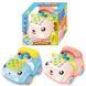 Телефончик на колесах 30708 (36) "WToys", 2 кольори, ОЗВУЧ. УКРАЇНСЬКОЮ МОВОЮ, колесо вільного руху, пісні, цифри, звуки, казки, світло, в коробці 156932 фото