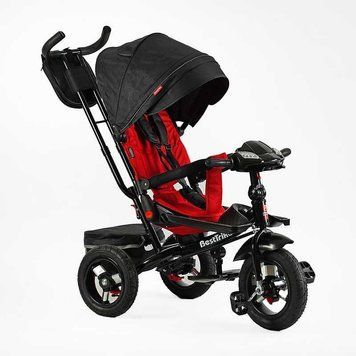 Дитячий велосипед з батьківською ручкою (6088 F &ndash; 789-05) Best Trike поворотне сидіння, складне кермо, фара музична з USB, Bluetooth, пульт 164864 фото