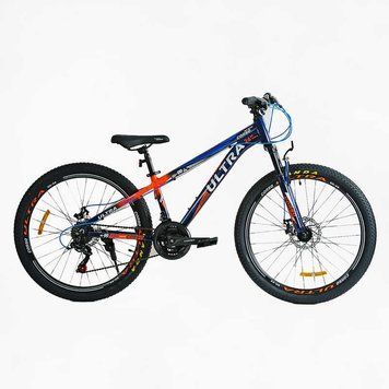 Велосипед Спортивний Corso &laquo;ULTRA&raquo; 26" дюймів UL-26041 (1) рама алюмінієва 13&rsquo;&rsquo;, обладнання Shimano 21 швидкість, зібран на 75 147912 фото