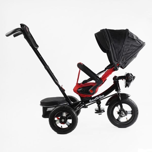 Детский велосипед с родительской ручкой (6088 F &ndash; 789-05) Best Trike поворотное сиденье, складной руль, фара музыкальная с USB, Bluetooth, пульт 164864 фото