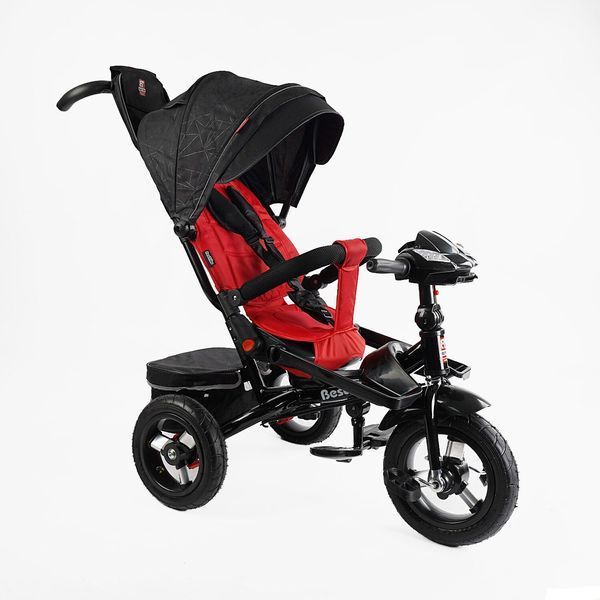 Детский велосипед с родительской ручкой (6088 F &ndash; 789-05) Best Trike поворотное сиденье, складной руль, фара музыкальная с USB, Bluetooth, пульт 164864 фото
