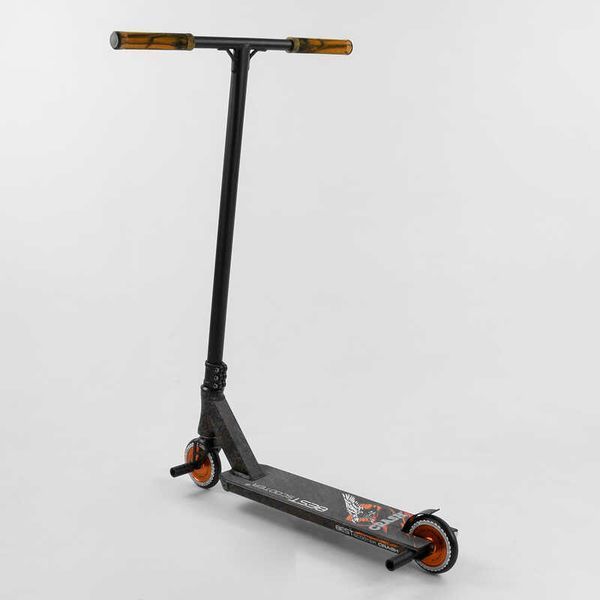 Самокат трюковый 65640 Best Scooter "CRASH" HIC-система, ПЕГИ, алюминиевый диск и дека, колёса 110мм PU, ширина руля - 57 см, в коробке 102306 фото