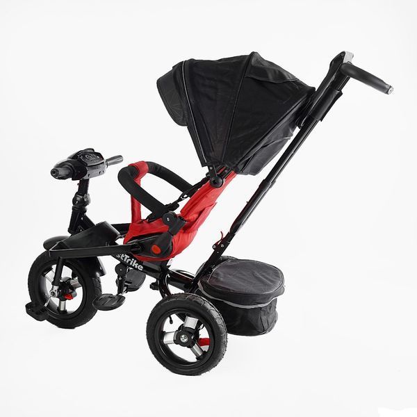 Детский велосипед с родительской ручкой (6088 F &ndash; 789-05) Best Trike поворотное сиденье, складной руль, фара музыкальная с USB, Bluetooth, пульт 164864 фото