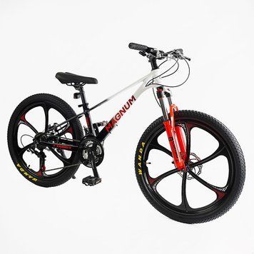 Велоcипед Спортивний Corso &laquo;MAGNUM&raquo; 24" дюймів (MN-24255) рама магнієва 11&rsquo;&rsquo;, обладнання Shimano 21 швидкість 163805 фото