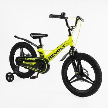 Велосипед 18" дюймів 2-х колісний Corso &laquo;REVOLT&raquo; MG-18340 (1) МАГНІЄВА РАМА, ЛИТІ ДИСКИ, ДИСКОВІ ГАЛЬМА, зібран на 75 163946 фото