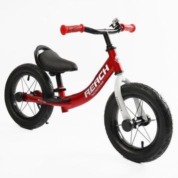 Дитячий велобіг колесо 12" CORSO Reach (RC-4609-50) сталева рама, надувні колеса, підніжка, підставка для ніг, дзвіночок 168711 фото