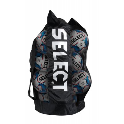 Сумка для футбольних м’ячів SELECT Football bag (010) чорний, 10-12 balls 737200 фото
