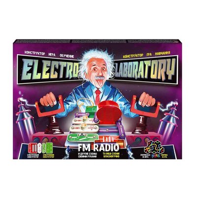 Електронний конструктор "Electro Laboratory. FM Radio" Elab-01-01 (5) "Danko Toys" 110903 фото