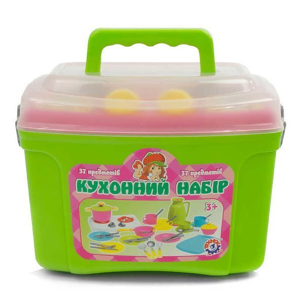 Детский набор кухня и посуда на 37 предметов (3596) "Technok Toys" 45939 фото