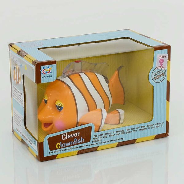 Музыкальная рыбка (998) "Huile Toys ", ездит, песня на английском языке, с подсветкой, в коробке 36869 фото