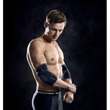 Налокотник SELECT Elastic Elbow support w/pads 2-pack (009) чорний, M 705950 фото