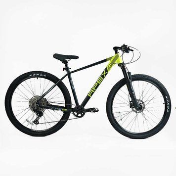 Велосипед Спортивний Corso "APEX" PX-29007 (1) рама алюмінієва 19``, обладнання Shimano Deore 12 швидкостей, вилка Santour повітряна, зібран на 75 154711 фото