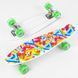 Пенни борд со светящимися колесами (Р 10765) Best Board, доска=55см, колёса PU, d=6см 99648 фото