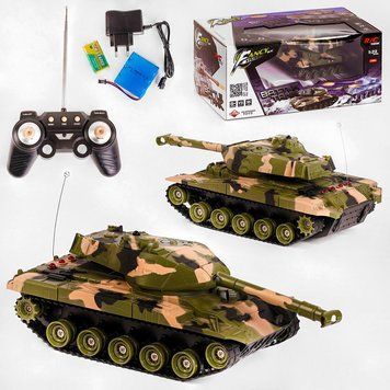 Танк на радиоуправлении со светом и звуком (HB-TK 05) аккумулятор 4.8V 119425 фото