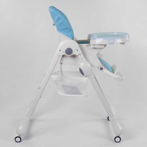 Стільчик для годування Toti (W-48406) м'який PU, м'який вкладиш, 4 колеса, знімний столик 96506 фото