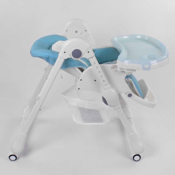 Стільчик для годування Toti (W-48406) м'який PU, м'який вкладиш, 4 колеса, знімний столик 96506 фото