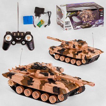 Танк на радиоуправлении (HB-TK 06) аккумулятор 4.8V, свет, звук 119426 фото