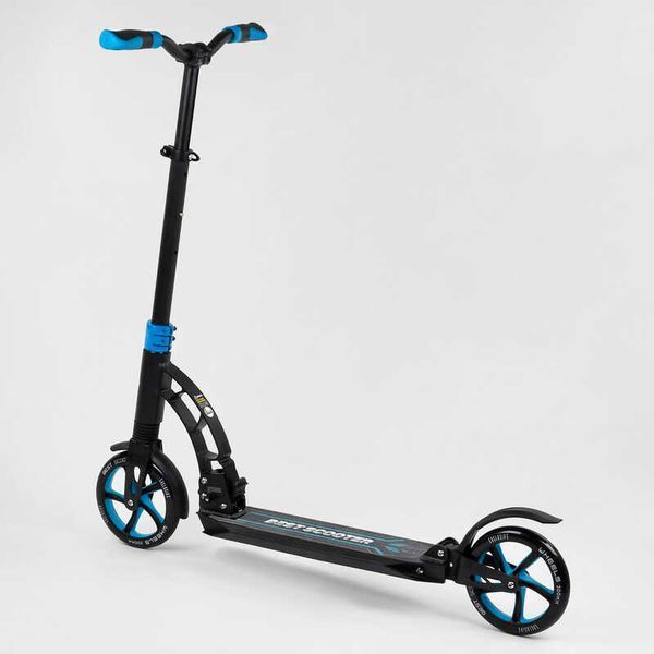 Самокат двухколесный с двумя амортизаторами "Best Scooter" (44073) колеса PU d - 200мм 100073 фото