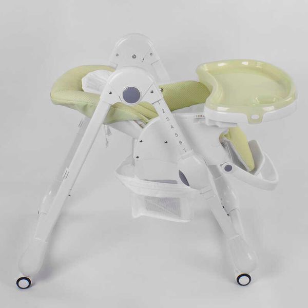 Стульчик для кормления Toti (W-56077) мягкий PU, мягкий вкладыш, 4 колеса, съемный столик, в коробке 96505 фото