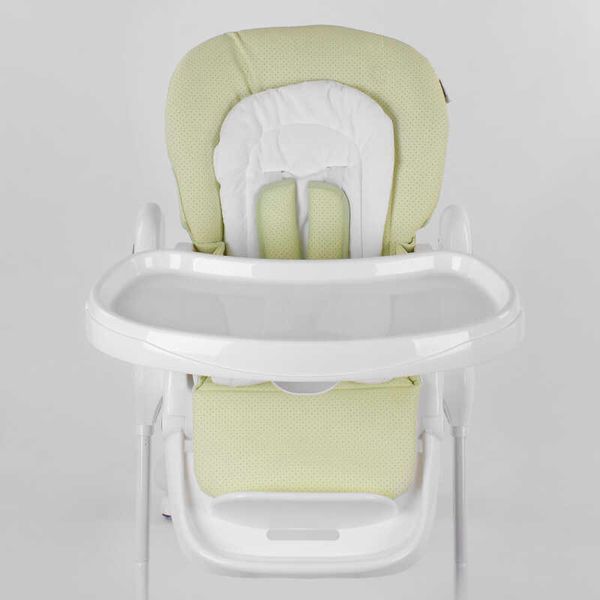 Стульчик для кормления Toti (W-56077) мягкий PU, мягкий вкладыш, 4 колеса, съемный столик, в коробке 96505 фото