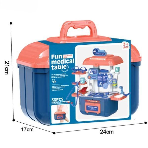 Большой набор врача "Funny medical box" 628 A 22 , 33 элемента, в коробке 126784 фото
