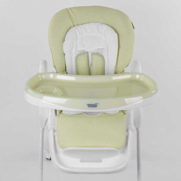Стульчик для кормления Toti (W-56077) мягкий PU, мягкий вкладыш, 4 колеса, съемный столик, в коробке 96505 фото