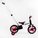 Детский велосипед трансформер с родительской ручкой 2/1 Беговел Best Trike (55475) колеса PU 10'' съемные педали 105226 фото 3