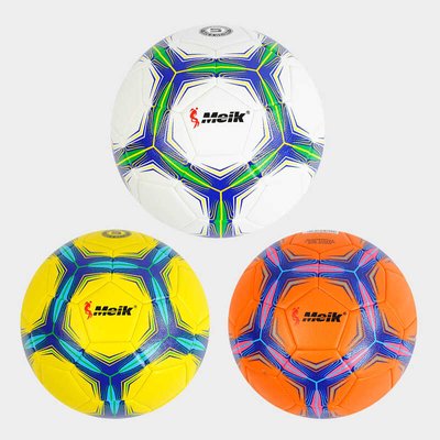 М'яч футбольний C 55985 (60) 3 види, вага 310-330 грам, матеріал TPU, гумовий балон, розмір №5 127564 фото