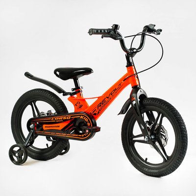 Велосипед двухколесный 16" дюймов с литыми дисками и магниевой рамой Corso CONNECT (MG-16055 ) дисковый тормоз, собранный на 75% 138642 фото