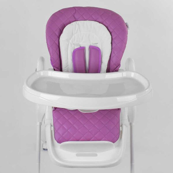 Стульчик для кормления Toti (W-62005) мягкий PU, мягкий вкладыш, 4 колеса, съемный столик, в коробке 96503 фото