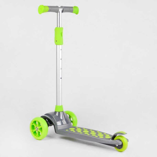 Самокат трехколесный с подсветкой колес и деки (LK-70111) Best Scooter съемный руль, колеса PU 114441 фото