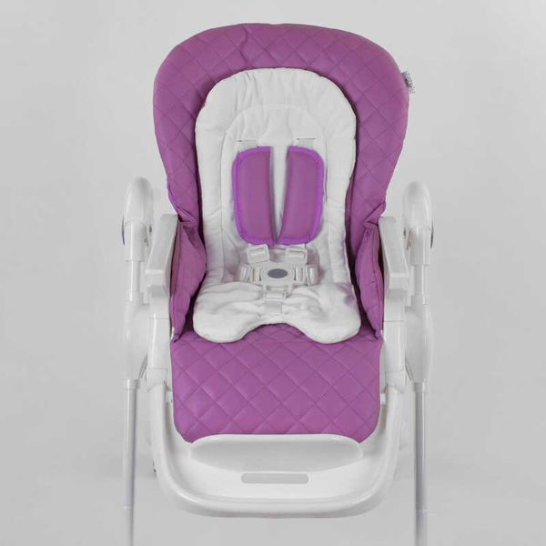 Стульчик для кормления Toti (W-62005) мягкий PU, мягкий вкладыш, 4 колеса, съемный столик, в коробке 96503 фото