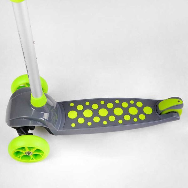 Самокат трехколесный с подсветкой колес и деки (LK-70111) Best Scooter съемный руль, колеса PU 114441 фото