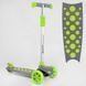 Самокат трехколесный с подсветкой колес и деки (LK-70111) Best Scooter съемный руль, колеса PU 114441 фото 1