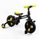 Велосипед детский с родительской ручкой трансформер 2/1 Беговел Best Trike (58195) колеса PU 10'' съемные педали 105224 фото 2
