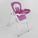 Стульчик для кормления Toti (W-62005) мягкий PU, мягкий вкладыш, 4 колеса, съемный столик, в коробке 96503 фото 1