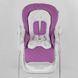 Стульчик для кормления Toti (W-62005) мягкий PU, мягкий вкладыш, 4 колеса, съемный столик, в коробке 96503 фото 7