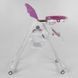 Стульчик для кормления Toti (W-62005) мягкий PU, мягкий вкладыш, 4 колеса, съемный столик, в коробке 96503 фото 3