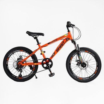 Велосипед Спортивний Corso &laquo;SPIRIT&raquo; 20" дюймів ST-20458 (1) рама сталева 12``, 7 швидкостей Shimano, зібран на 75 162826 фото