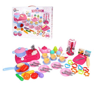 Іграшкова Кухня з набором посуду 7280 "Technok Toys", 66 предметів 102211 фото