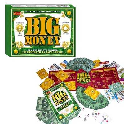 Настольная экономическая игра "Big Money" 12120143У (14) "Утро" 127852 фото