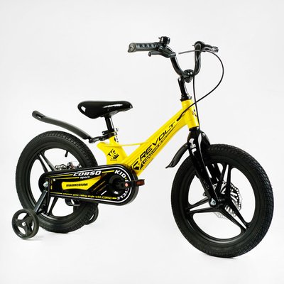Велосипед двоколісний 16" дюймів з литими дисками та магнієвой рамой Corso «CONNECT» (MG-16080) дискові гальма, зібраний на 75% 138643 фото