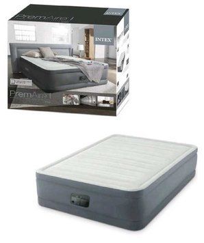 Intex Велюр матрац 64906 ND (2) 152х203х46см, вбудований електронасос, двоспальний 150412 фото