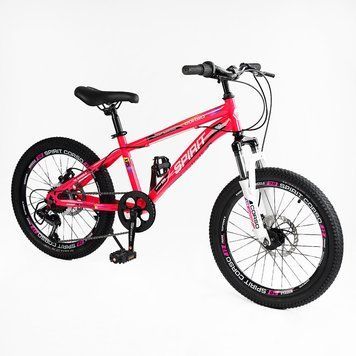 Велосипед Спортивний Corso &laquo;SPIRIT&raquo; 20" дюймів ST-20701 рама сталева 12" 7 швидкостей Shimano, зібран на 75% 162827 фото