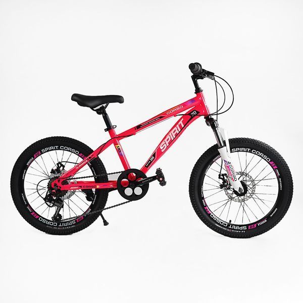 Велосипед Спортивний Corso &laquo;SPIRIT&raquo; 20" дюймів ST-20701 рама сталева 12" 7 швидкостей Shimano, зібран на 75% 162827 фото