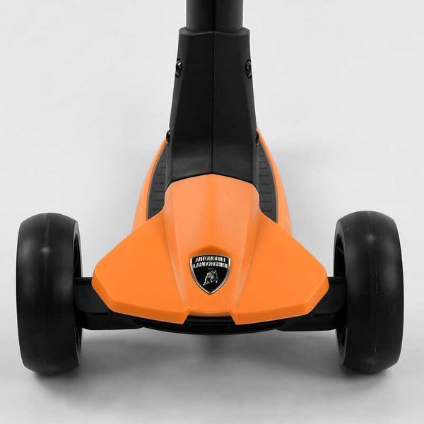Самокат трехколесный с светящимися колесами Lamborghini (LB - 10200) складной алюминиевый руль 102314 фото