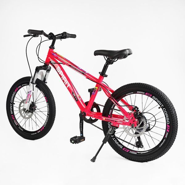 Велосипед Спортивний Corso &laquo;SPIRIT&raquo; 20" дюймів ST-20701 рама сталева 12" 7 швидкостей Shimano, зібран на 75% 162827 фото